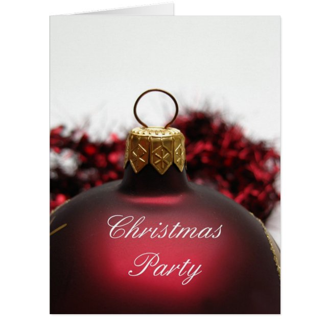 Convite de festas de Natal (Frente)