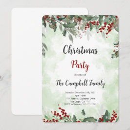 Convite de festas de Natal