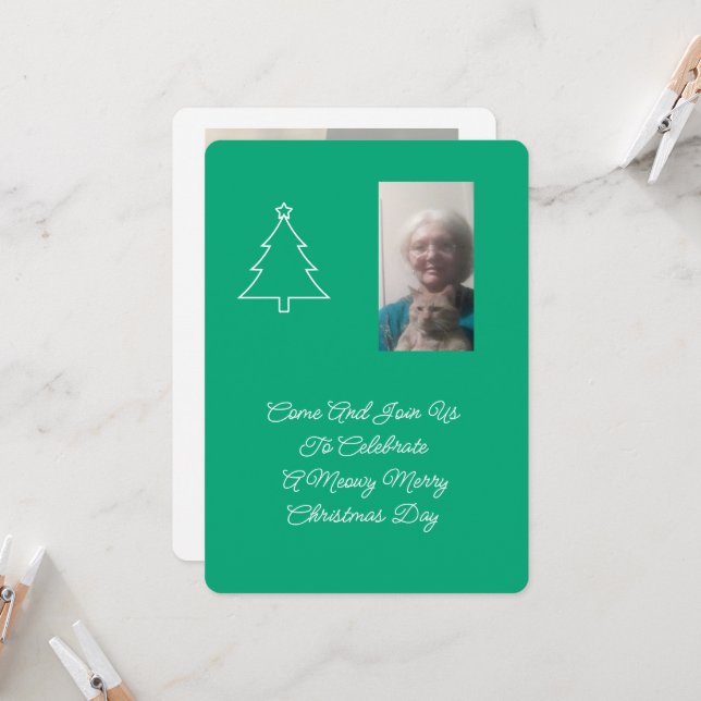 Convite de festas de Natal (Frente/Verso In Situ)