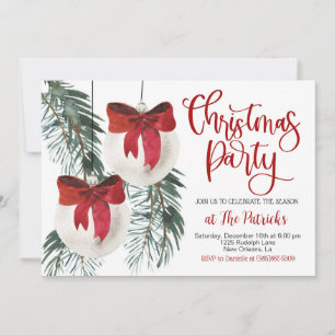 Convite de festas de Natal