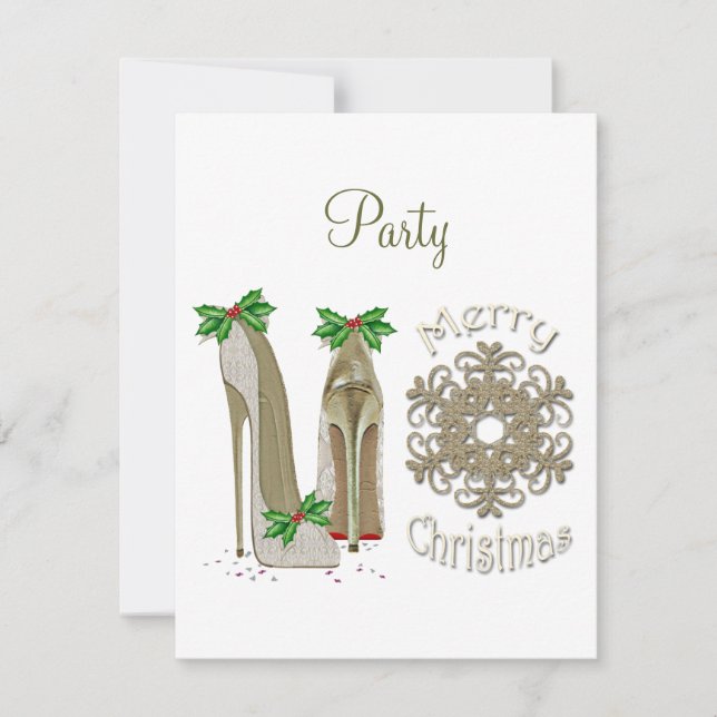 Convite de festas de Natal (Frente)