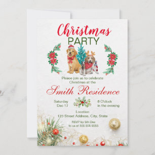 Convite de festas de Natal