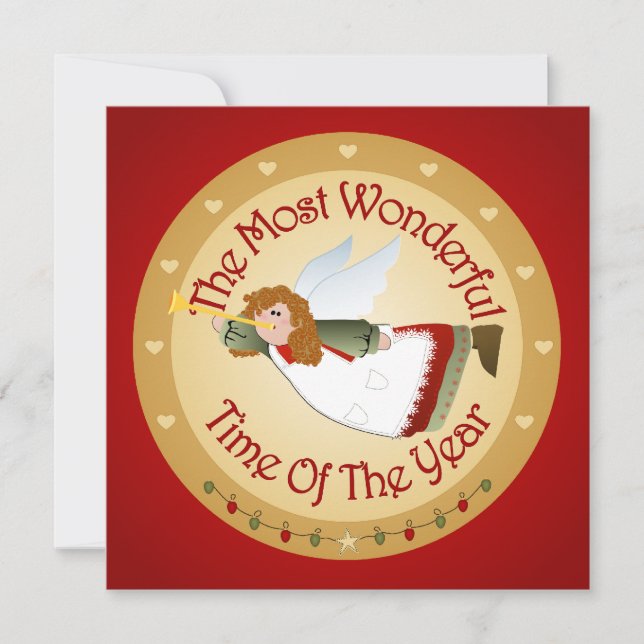 Convite de festas de Natal (Frente)