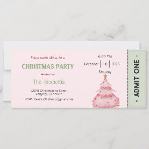 Convite de festas de Natal, Convite Xmas