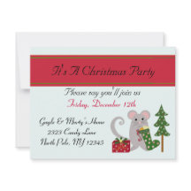 Convite de festas de Natal de Férias