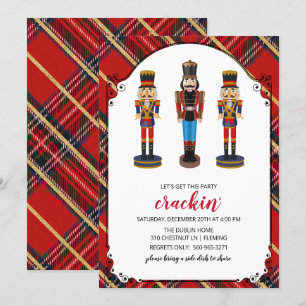 Convite de festas de Natal de Nozes