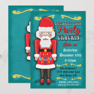 Convite de festas de Natal do Noturno