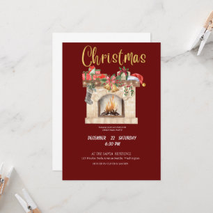 Convite de festas de Natal Editável