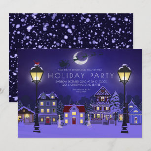 Convite de festas de Natal Elegant Homes Holiday