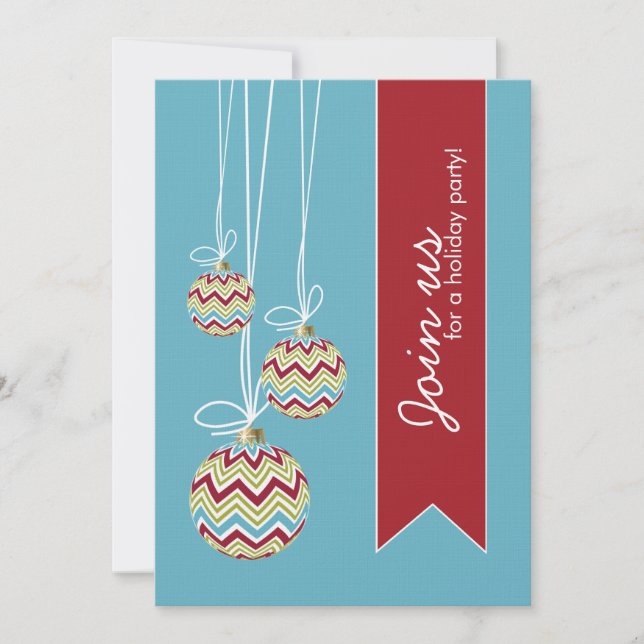 Convite de festas de Natal Impressionante (Frente)