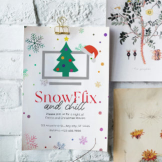 Convite de festas de Natal para crianças