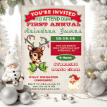 Convite de festas de Natal para Reindeer Games<br><div class="desc">Reindeer Games O Convite de festas de Natal Circo Vintage Inspirou o Poster Natal Feriado Super divertido Feriado com uma rena super fofinha vestida para as férias e os papais noeis de vintage lhe dão as boas vindas aos "jogos de renas" contra um passado antigo. Apresenta um concurso de suéter...</div>