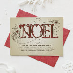 Convite de festas DE NATAL RUSTICO DE NOEL VINTAGE<br><div class="desc">Convite de festas DE NATAL RUSTICO DE NOEL VINTAGEM</div>