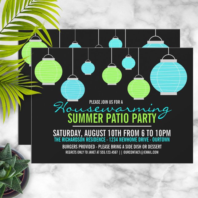 Convite de festas de Paciência de Ensino Familiar  (Criador carregado)