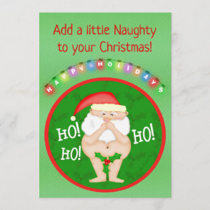 Convite de festas de Papais noeis de Natal Persona