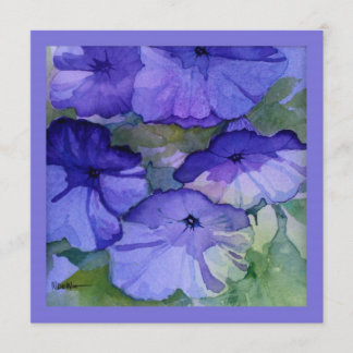 Convite de festas de Petunia Tea