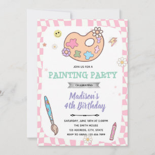 Convite de festas de pintura em Groovy