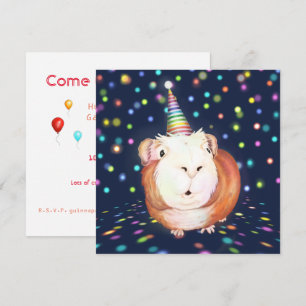 Convite de festas de Porcos Personalizados