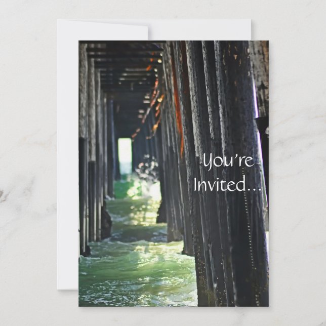 Convite de festas de praia (Frente)