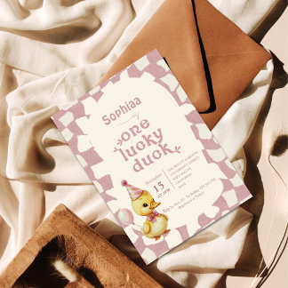 Convite de festas de primeiro aniversario doce