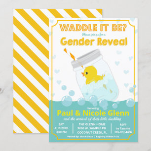 Convite de festas de Raio de Borracha