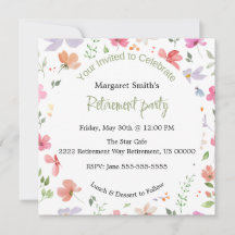 Convite de festas de Retirada em Cuta e Chic