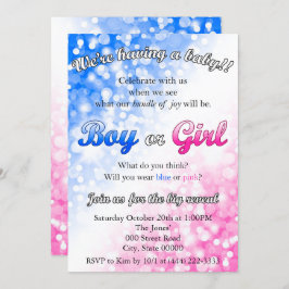 Convite de festas de Revisão de Gênero