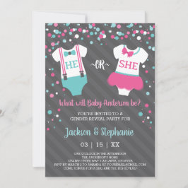 Convite de festas de Revisão de Gênero