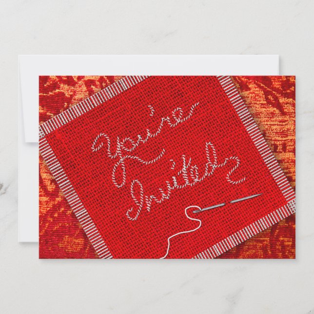 CONVITE DE FESTAS DE SELAMENTO/QUILÃO - TECIDOS VE (Frente)