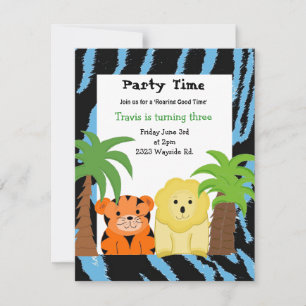 Convite de festas de Selva