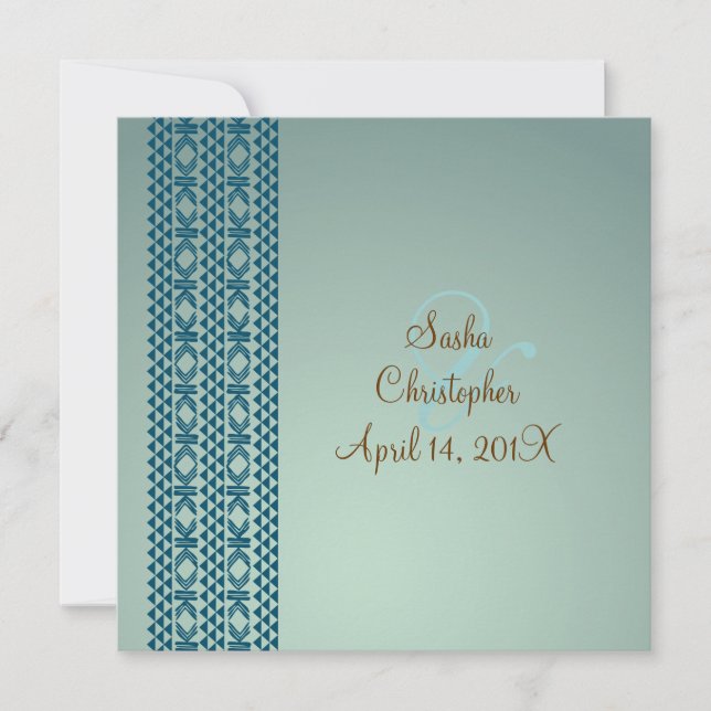 Convite de festas de Tatuagem Havaiana (Frente)