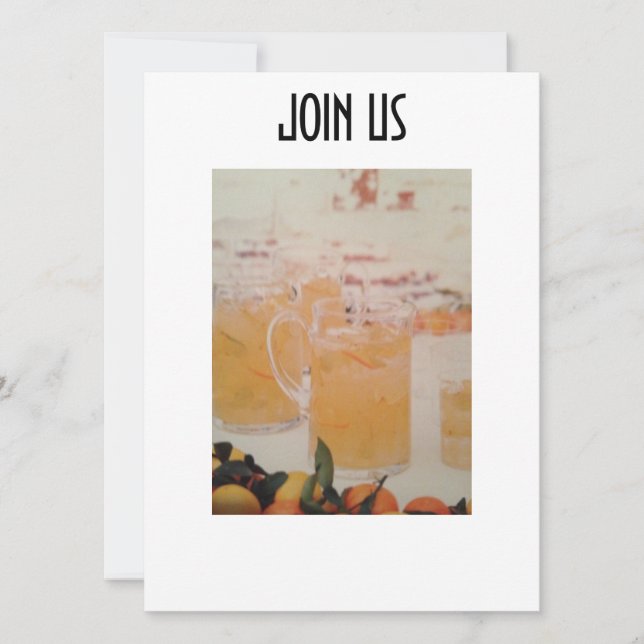 CONVITE DE FESTAS DE TEMPO DE VERÃO DIVERTIDO (Frente)