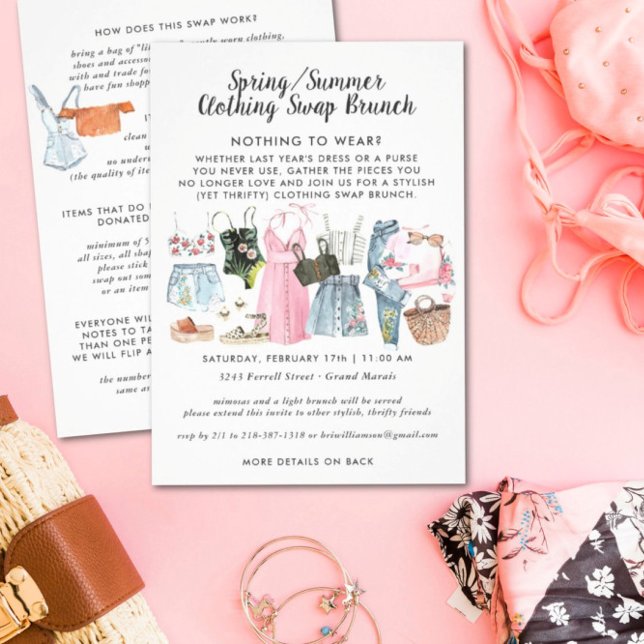 Convite de festas de Troca de Fechamento (Criador carregado)