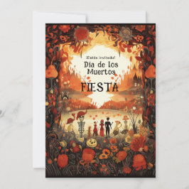 💀 🎉 Convite de festas Día de Muertos