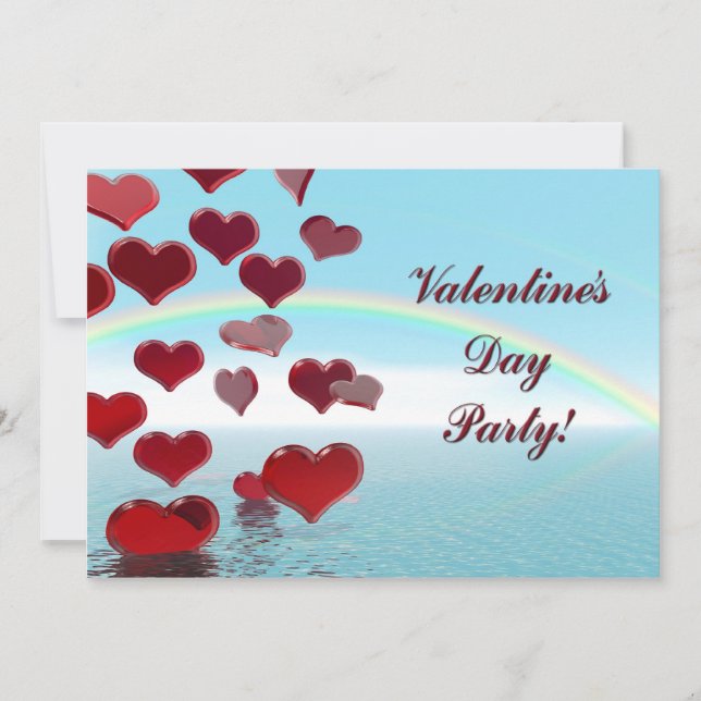 convite de festas dia de os namorados (Frente)