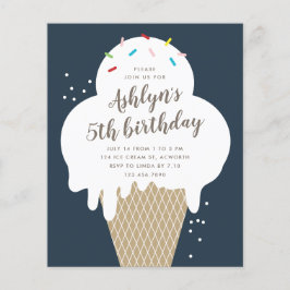 Convite de festas do Aniversário de criança do Sor