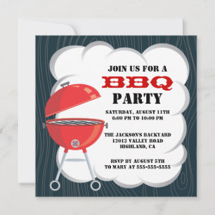 Convite de festas do CHURRASCO