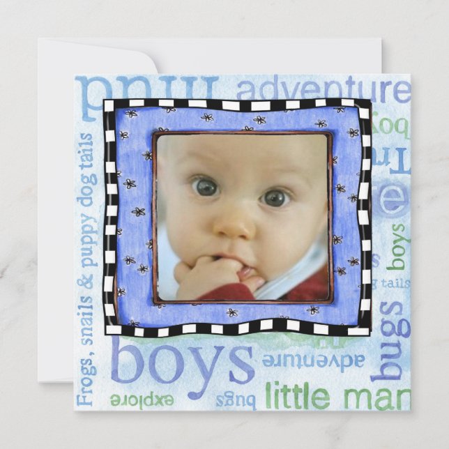 convite de festas do dia da adopção (Frente)