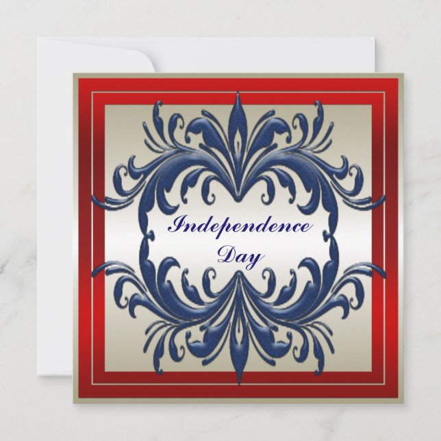 Convite de festas do Dia da Independência (Frente)