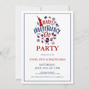 Convite de festas do Dia da Independência