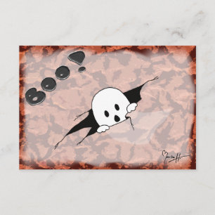 Convite de festas do Dia das Bruxas - fantasma