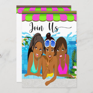 Convite de festas do Dia das Mulheres