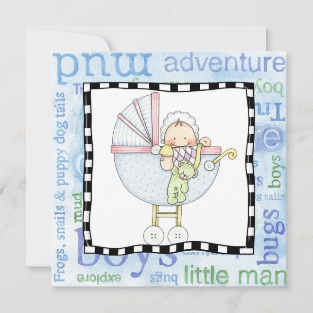 convite de festas do dia de adoção (Frente)