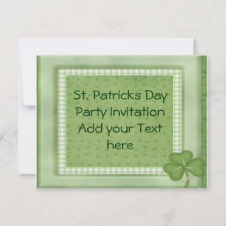 Convite de festas do dia de St Patrick