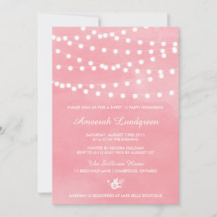 Convite de festas do doce dezesseis do rosa das