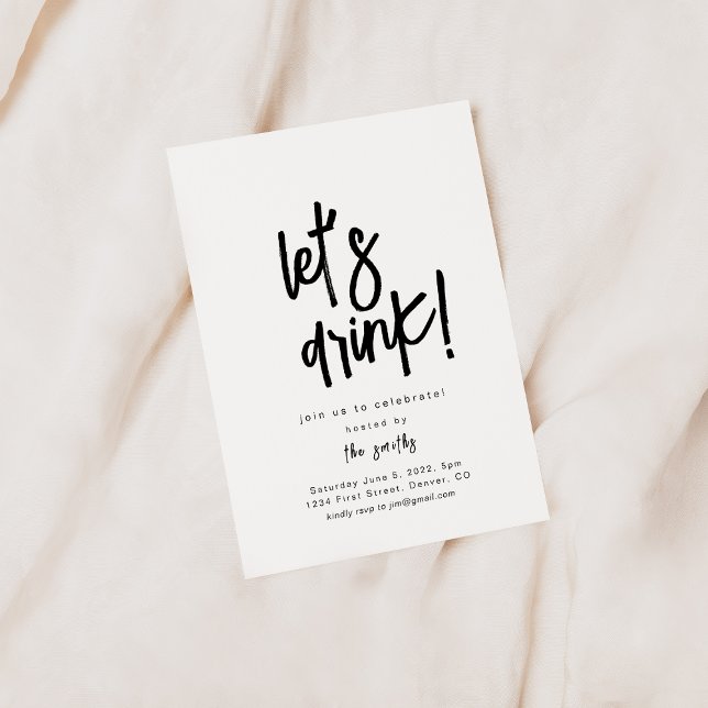 Convite de festas do Drink do vamos (Criador carregado)