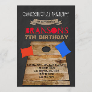 Convite de festas do furo do milho