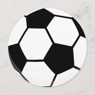 Convite de festas do futebol do futebol do tema