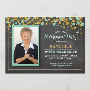 Convite de festas do giz da hortelã da foto da