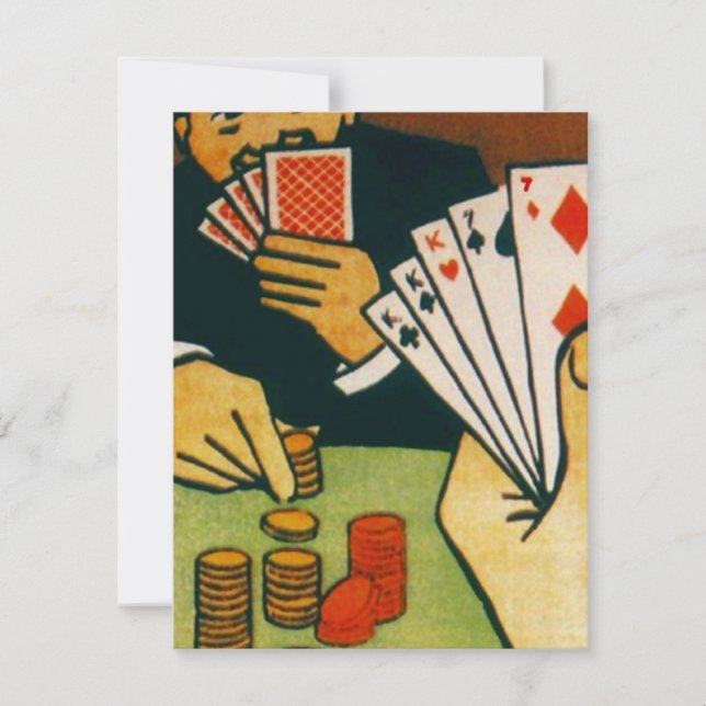 Convite de festas do jogo de cartões do jogo da (Frente)